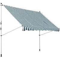 Outsunny Markise Grün B/H/L: ca. 150x280x300 cm - grün,
