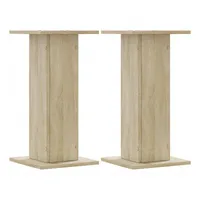 VidaXL Lautsprecherständer 2Stk. Sonoma-Eiche 30x30x60cm Holzwerkstoff