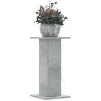 VidaXL Pflanzenständer 2 Stk. Betongrau 30x30x60 cm Holzwerkstoff