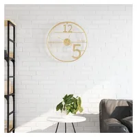 VidaXL Wanduhr Golden 50,0 cm NA gold