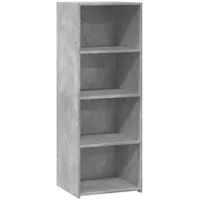 VidaXL Highboard Betongrau 45x41x124 cm Holzwerkstoff