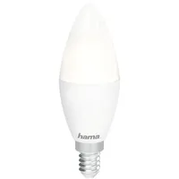 Hama WLAN-LED-Lampe, E14 5,5W dimmbar, Kerze, 176602