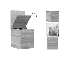 VidaXL Truhe Grau Sonoma 30x35x35 cm Holzwerkstoff