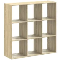 VidaXL Bücherregal Sonoma-Eiche 102x32x102 cm Holzwerkstoff