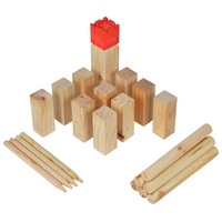 Ocean 5 Wurfspiel " Kubb Deluxe " in holz/rot