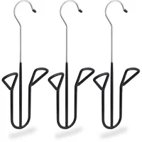 Relaxdays Schuhbügel, 3er Set, Halter mit Rutschfester Beschichtung, für