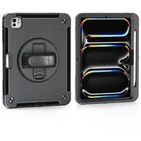 4smarts Rugged Case Grip für iPad Pro 11" (M4,2024),schwarz