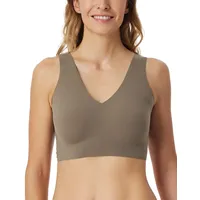 SCHIESSER Damen nahtloses Bustier mit herausnehmbaren Pads - Invisible