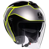 AGV Irides Davao Schwarz/Grau/Gelb L