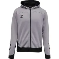 Hummel Lead Zip Polyester Hoodie grey melange L