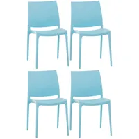 CLP 4er Set Stühle Maya hellblau