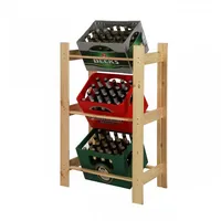 Proregal Getränkekistenregal Pinepeak HxBxT 107,4 x 70 x 38,8