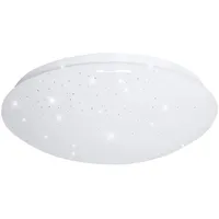 V-Tac LED Deckenleuchte Sternenhimmel Effekt, Metall, weiß,