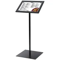 Showdown Displays SHOWDOWN Menütafel DIN A4 Aluminium Schwarz