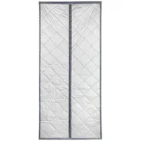 Maximex Wärmeschutz-Türvorhang 2in1", 80x200cm, mit reflektierender Außenseite,