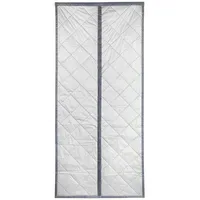 Maximex Türvorhang MAXIMEX "Wärmeschutz 2in1", grau, B:90cm H:200cm, Polyester,