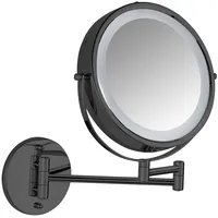 Wenko Power-Loc® LED Wandspiegel Mod. Lumi, Kosmetikspiegel mit 5-Fach