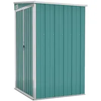 VidaXL Anbauschuppen Grün 118x100x178 cm Verzinkter Stahl