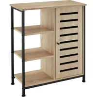 Tectake Sideboard mit höhenverstellbaren Kunststofffüßen, 70 x 32 x