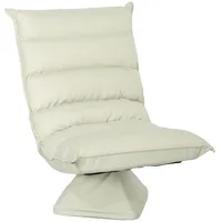 Homcom Relaxsessel, Beige, Metall, 70x95x62 cm, Wohnzimmer, Sessel, Relaxsessel