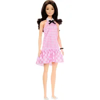 Barbie Fashionista Puppe rosa Gingham-Kleid