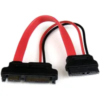 Startech StarTech.com Slimline SATA SATA Adapter mit Strom Buchse/Stecker