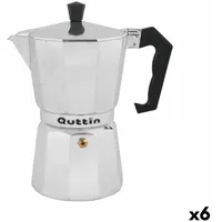 Quttin Italienische Kaffeemaschine 6 Tassen (6 Stück)