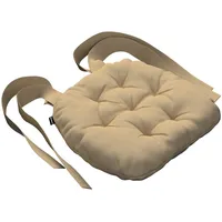 Dekoria Stuhlkissen Martin mit Schleifen aus Stoffkollektion Cotton Panama