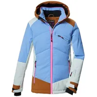 KILLTEC Mädchen Skijacke/Funktionsjacke wasserdicht mit Kapuze und Schneefang KSW