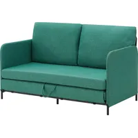 [en.casa] Schlafsofa Soini mit Liegefunktion Grün