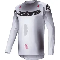 Alpinestars Supertech Maker Trikot - Weiß/Grau/Schwarz / XL