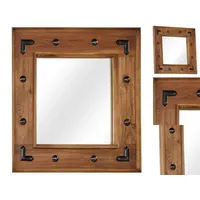 VidaXL Spiegel Akazienholz Massiv 50x50 cm Vidaxl