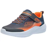 SKECHERS Microspec Advance Navy & Orange Textile / Synthetic