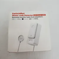 SwitchBot Wassermelder Wassersensor mit 1m Sensorkabel | 100dB Alarm,