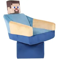 Minecraft - Drehsessel Steve, gepolstert, blau