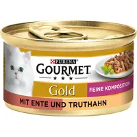 Purina Gourmet Gold mit Ente & Truthahn 85 g