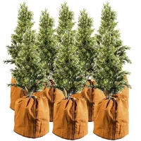 Royal Gardineer 8er-Set Thermo-Topfschutz für Pflanzen, 50x45 cm, mit