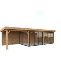 Palmako Carport/Pavillon Connect Lenna 24,9 m2 Set 417 Slide