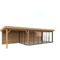 Palmako Carport/Pavillon Connect Lenna 24,9 m2 Set 418 Slide