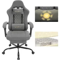Woltu Gaming Stuhl Tech-Stoff Grau