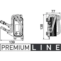 Mahle CLC 67 000P Ölkühler Motoröl