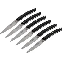 Laguiole Jean Dubost Messer Set 6 tlg., Acrylic Black