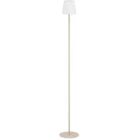 EGLO Stehleuchte Fiorana sandfarben weiß 140,5 cm E14
