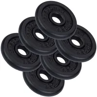ScSPORTS ScSPORTS® Hantelscheiben Set Ø 30mm Gusseisen Gewichtsscheiben Gewichte