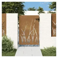 VidaXL Gartentor 85 x 125 cm Cortenstahl Braun