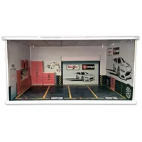 BBURAGO MA0089 - Light Box Display (60x40x30cm) Garage Modellautos
