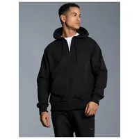TRIGEMA Sweatjacke »TRIGEMA Sweatjacke mit Kapuze«, schwarz