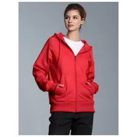 TRIGEMA Sweatjacke »TRIGEMA Sweatjacke mit Kapuze«, rot