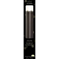Lumineo LED Stabkerze 2 Stück, 24,5 x 2,2 cm