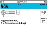 REIDL DIN 444 Form B Augenschraube M24x160 Edelstahl A4